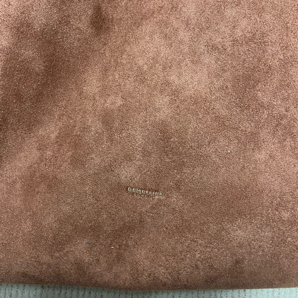 DeMellier Rust Brown Suede Tote - Picture 3 of 6